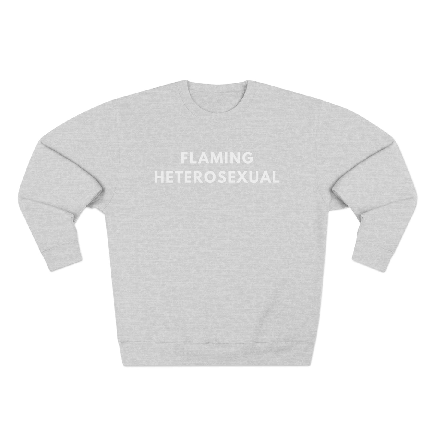 Flaming Heterosexual - Crewneck Sweatshirt