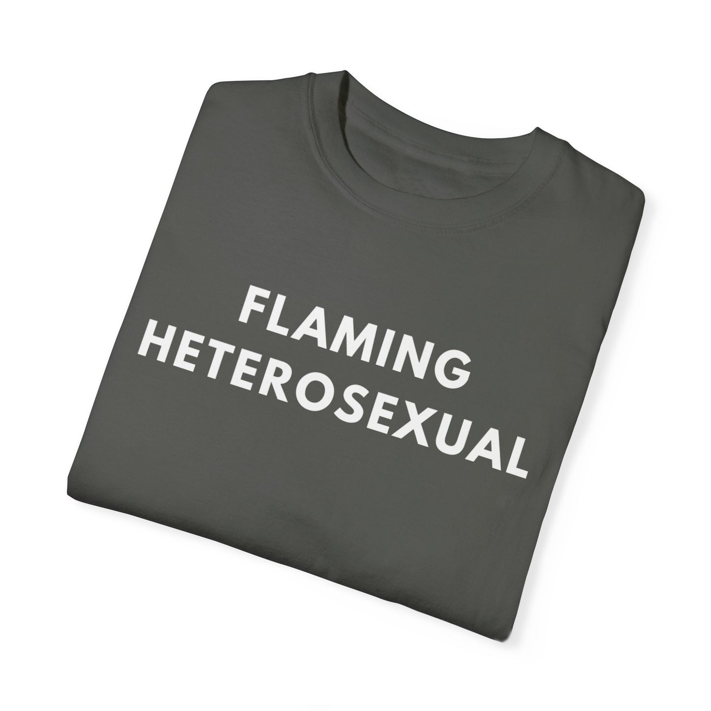 Flaming Heterosexual - T-shirt