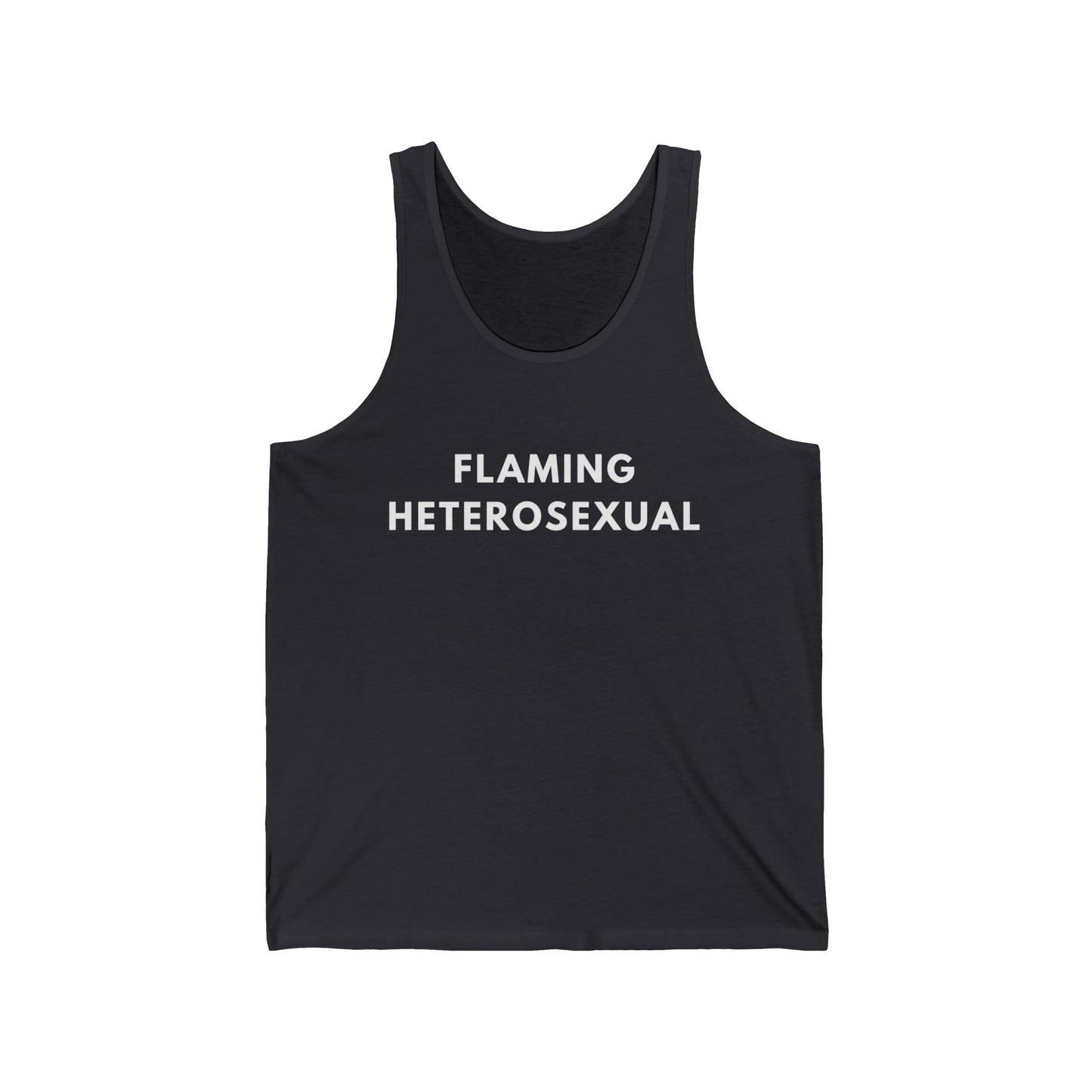 Flaming Heterosexual - Jersey Tank