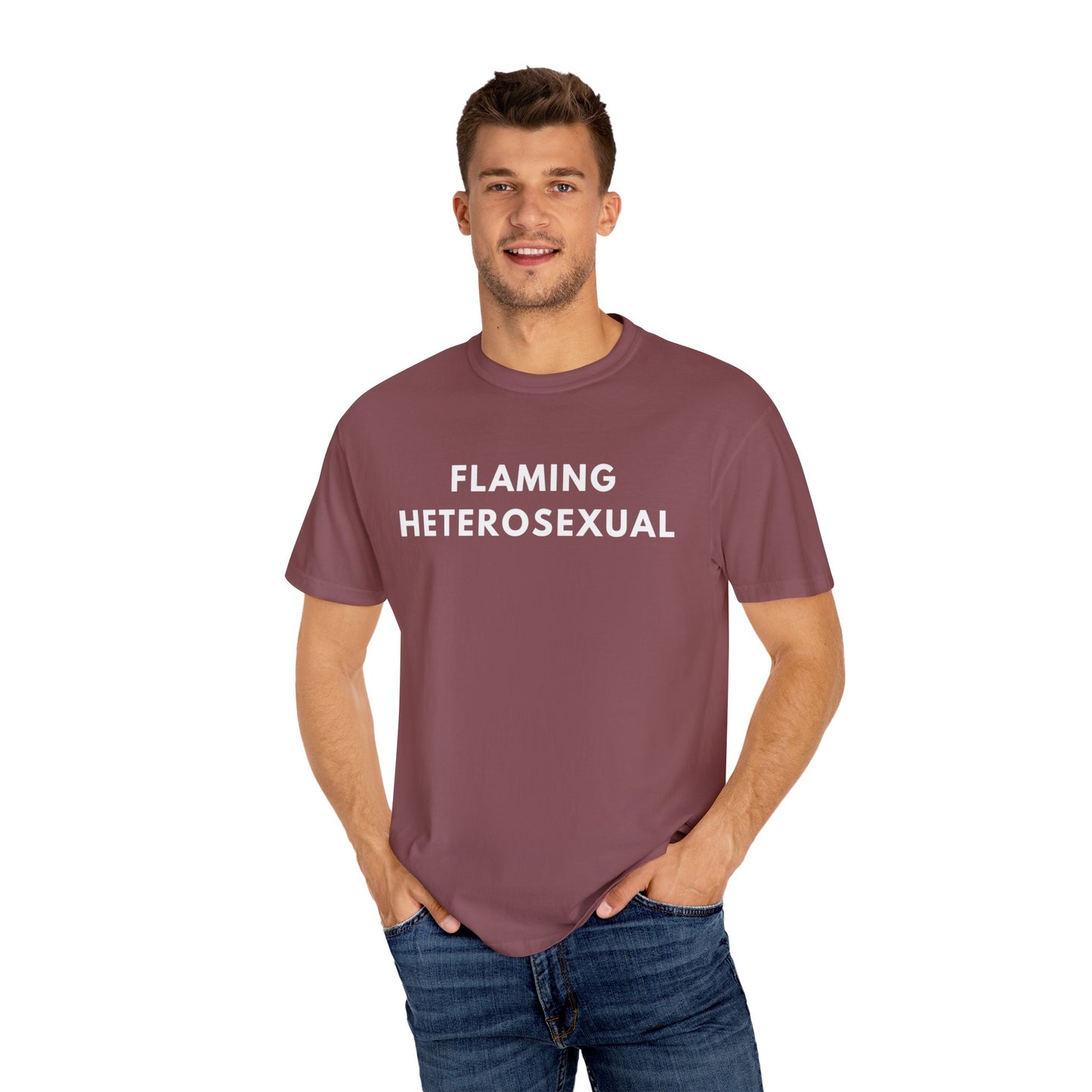 Flaming Heterosexual - T-shirt