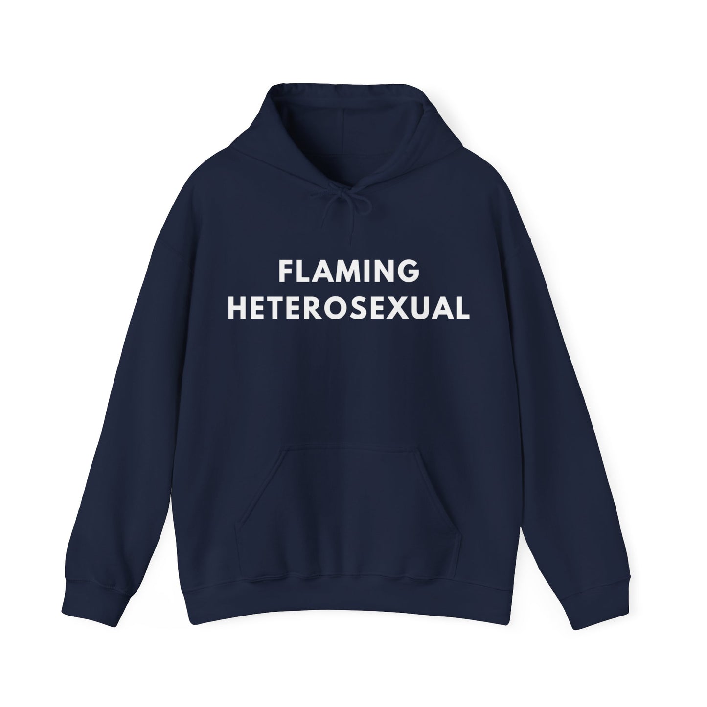 Flaming Heterosexual - Hooded Sweatshirt