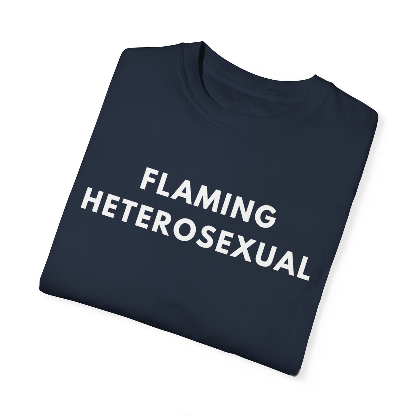 Flaming Heterosexual - T-shirt