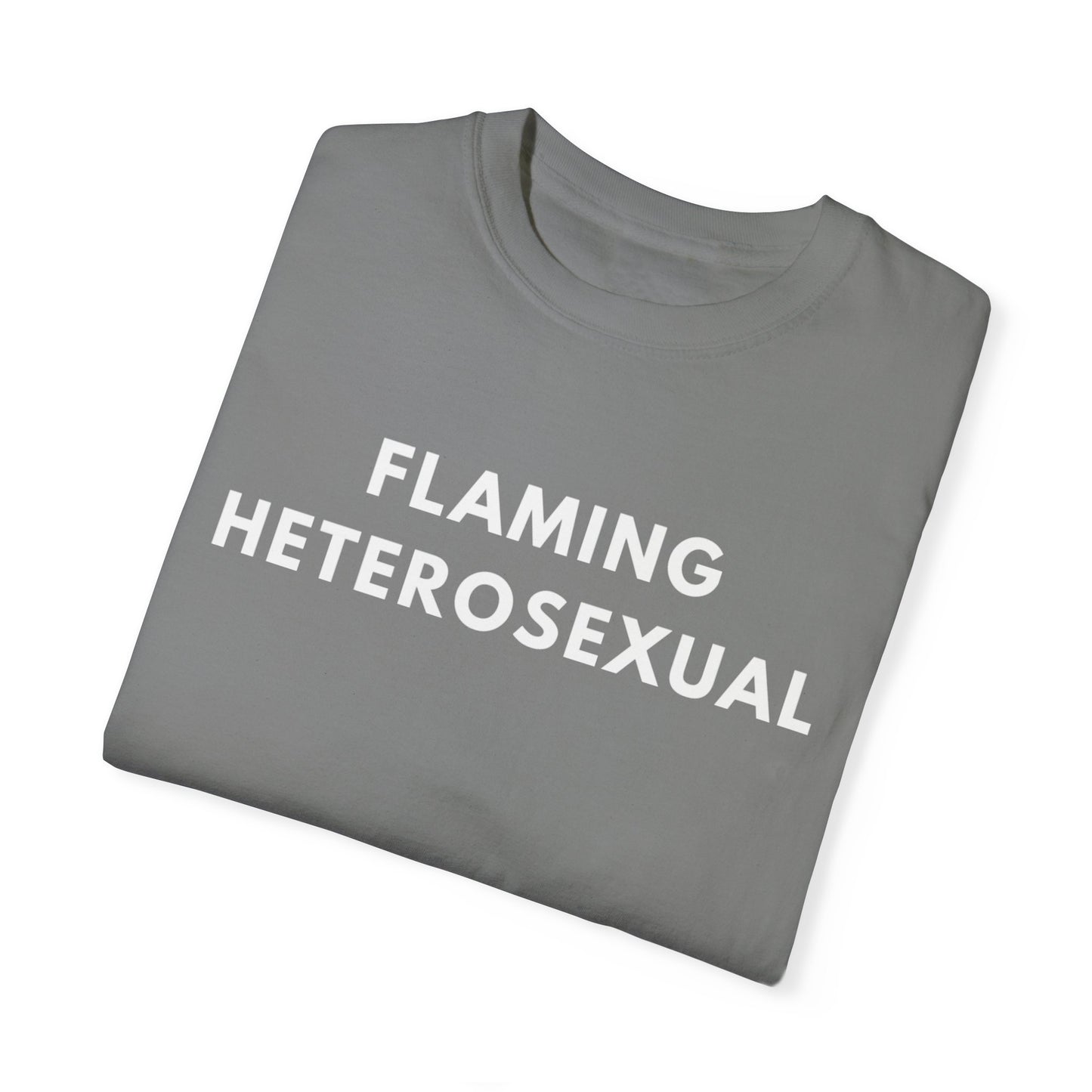 Flaming Heterosexual - T-shirt