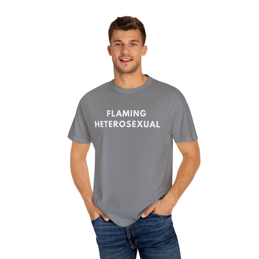 Flaming Heterosexual - T-shirt