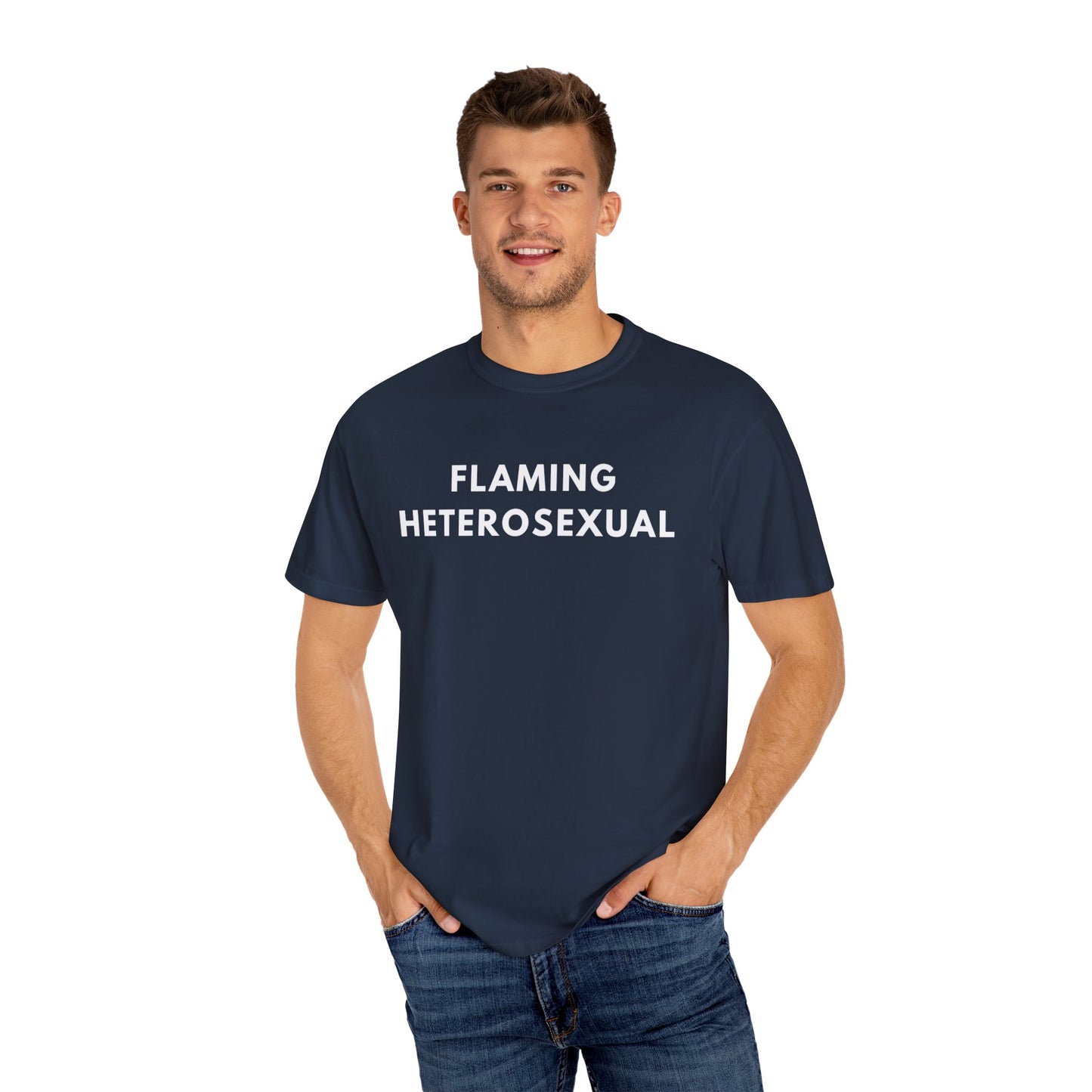 Flaming Heterosexual - T-shirt